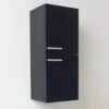 Fresca 13"W X 12"D X 27"H Black Linen Cabinet 2 Fresca 13"W X 12"D X 27"H Black Linen Cabinet -Master Locks Shop FST8091BW 1 1800x1800