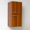 Fresca 13"W X 12"D X 27"H Teak Linen Cabinet -Master Locks Shop FST8091TK 1 1800x1800