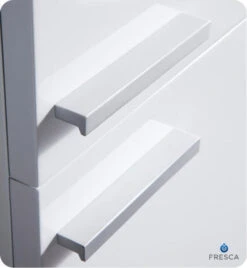 Fresca 13"W X 12"D X 27"H White Linen Cabinet -Master Locks Shop FST8091WH 4 1800x1800