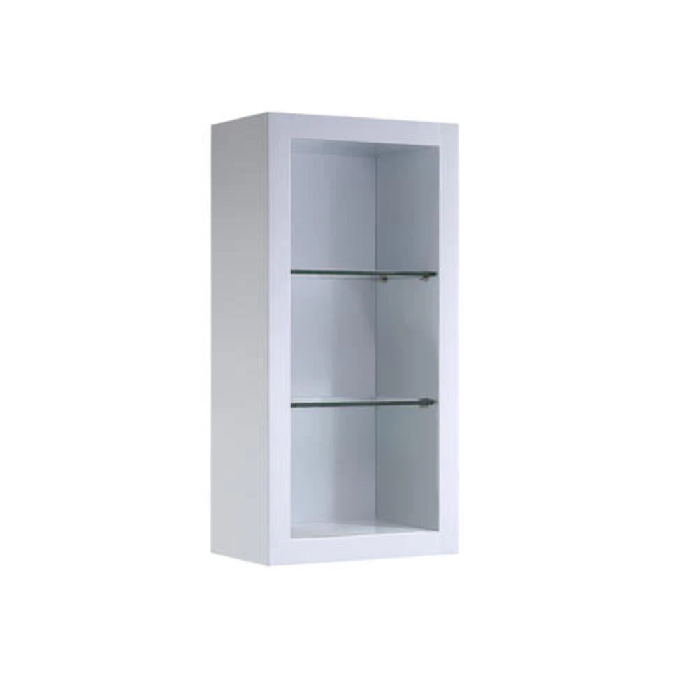 Fresca 16"W X 10"D X 32"H White Linen Cabinet 3 Fresca 16"W X 10"D X 32"H White Linen Cabinet