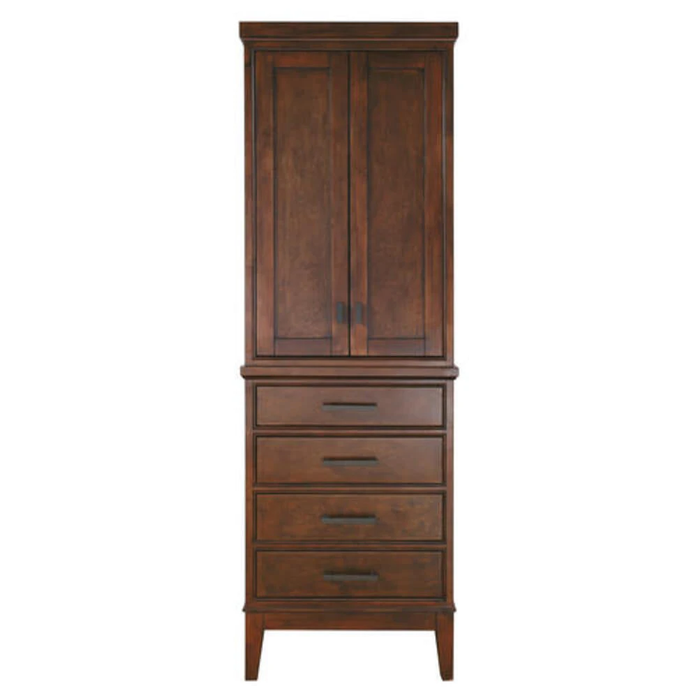 Avanity Madison 24"W X 16"D X 71"H Tobacco Linen Cabinet 3 Avanity Madison 24"W X 16"D X 71"H Tobacco Linen Cabinet