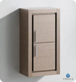Fresca 16"W X 10"D X 30"H Gray Oak Linen Cabinet 7 Fresca 16"W X 10"D X 30"H Gray Oak Linen Cabinet -Master Locks Shop MSST8140GO 3 1800x1800