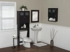 Zenna Home® 20"W X 7"D X 24"H Espresso Bathroom Wall Cabinet -Master Locks Shop Modern Collection 76008605 18f4 447f 833b af19cf38e1c4 1800x1800