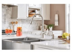 Moen Edwyn Spot Resist Stainless 1-Handle Deck Mount Pull-down Commercial/Residential Kitchen Faucet -Master Locks Shop Screen Shot 2020 01 18 at 6.55.03 PM 1800x1800