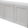 Quality One 24" X 54" White Laminate Laundry Wall Cabinet 2 Quality One 24" X 54" White Laminate Laundry Wall Cabinet -Master Locks Shop Shaker Laundry White 1800x1800