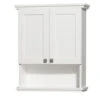 Wyndham Collection Acclaim 25"W X 9"D X 30"H White Bathroom Wall Cabinet -Master Locks Shop WCV8000WCWH 1800x1800