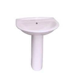 Barclay Products Karla 24 In. Pedestal Combo Bathroom Sink With 1 Faucet Hole In White 12 Barclay Products Karla 24 In. Pedestal Combo Bathroom Sink With 1 Faucet Hole In White -Master Locks Shop a04823bd77168361b3e951bc1cfde1fd 1800x1800