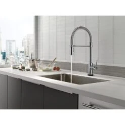 Trinsic Pro Single-Handle Pull-Down Sprayer Kitchen Faucet With Touch2O Technology And Spring Spout In Arctic Stainless -Master Locks Shop a0e1f205aabf570f437b26db91bad8f8 1800x1800
