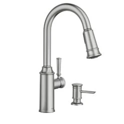 Glenshire Single-Handle Pull-Down Sprayer Kitchen Faucet With Reflex And Power Clean In Spot Resist Stainless -Master Locks Shop a155f896825db814c09269544ef5ad0d 1800x1800