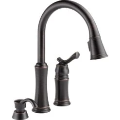 Lakeview Single-Handle Pull-Down Sprayer Kitchen Faucet With Soap Dispenser In Stainless 19 Lakeview Single-Handle Pull-Down Sprayer Kitchen Faucet With Soap Dispenser In Stainless -Master Locks Shop a1f931673871ce5469aa23d4850485b7 1800x1800