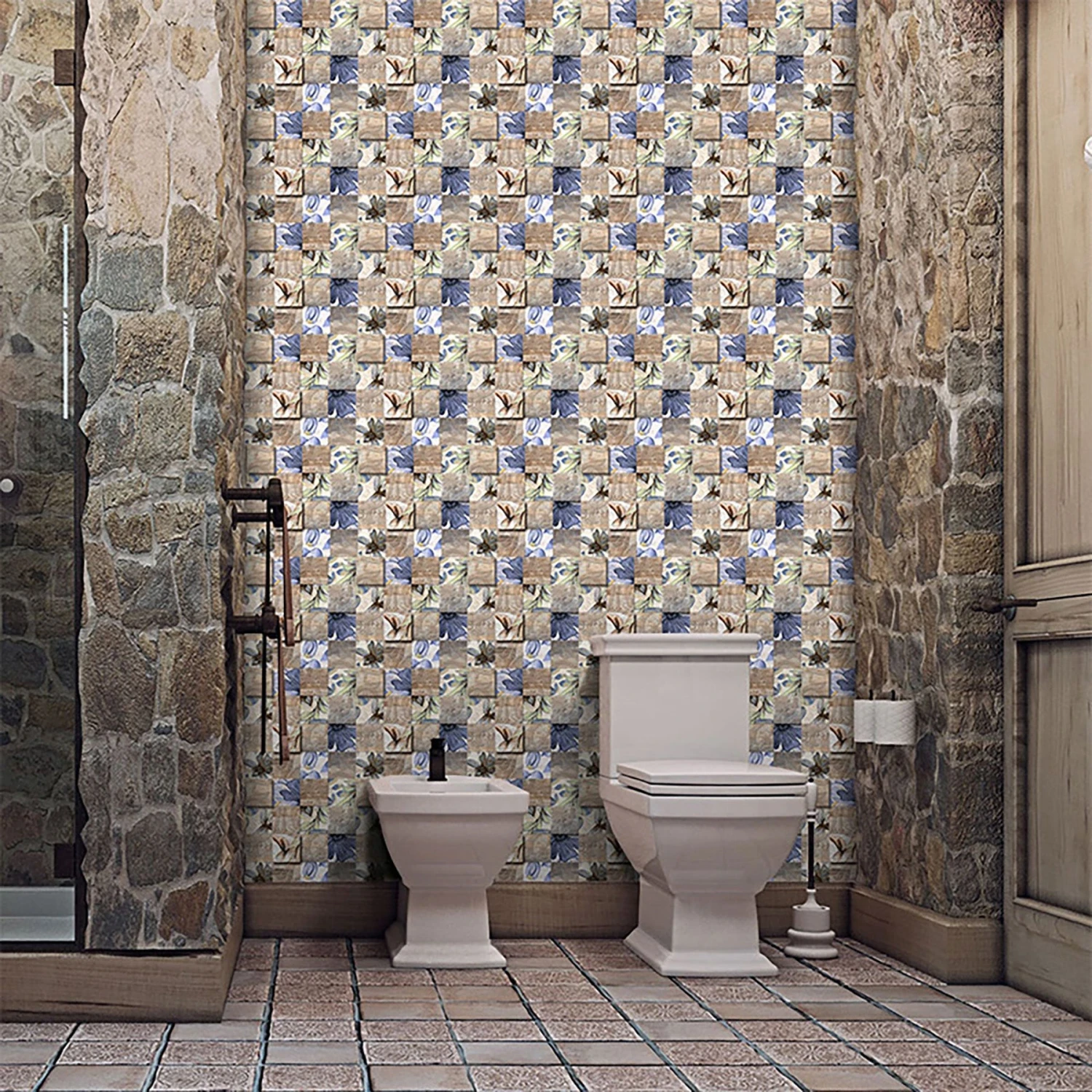 6-60pcs Peel And Stick Tile Backsplash Self-Adhesive Decorative Waist Line Mosaic Tiles For Kitchen And Bathroom 10 6-60pcs Peel And Stick Tile Backsplash Self-Adhesive Decorative Waist Line Mosaic Tiles For Kitchen And Bathroom - Image 8