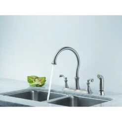 Vessona 2-Handle Standard Kitchen Faucet With Side Sprayer In Stainless -Master Locks Shop a4a4cf163557abe0f9a0c083c016e6db 1800x1800