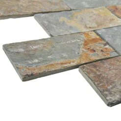 Merola Tile Crag Subway Sunset 11-3/4 In. X 11-3/4 In. X 10 Mm Slate Mosaic Tile -Master Locks Shop a5e10d329fb5db5aebd21d206ab58226 1800x1800