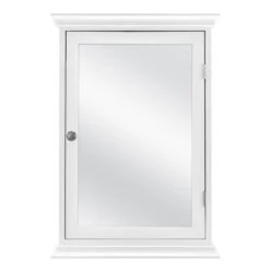 19.8 In. X 28.2 In. Fog Free Surface Mount Medicine Cabinet In White