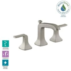 Rubicon 8 In. Widespread 2-Handle Bathroom Faucet In Vibrant Brushed Nickel -Master Locks Shop a7d9013f58fc0b1af8290e3420e03f5e 1800x1800