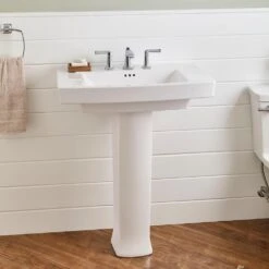 American Standard Townsend Pedestal Sink In White With 8 In. Faucet Holes -Master Locks Shop a82cedb571c4e6c6b12a9a1346242a0e 1800x1800
