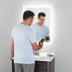 24 In. X 30 In. LED Wall Mirror With Bluetooth Speakers -Master Locks Shop a8388f9a83184bc5be3ccb1b870235a7 1800x1800