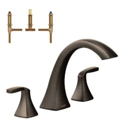 Voss 2-Handle Deck-Mount High Arc Roman Tub Faucet Trim Kit With Valve In Brushed Nickel 9 Voss 2-Handle Deck-Mount High Arc Roman Tub Faucet Trim Kit With Valve In Brushed Nickel -Master Locks Shop a875b6f092d21ceef71b94748314d8b9 1800x1800