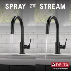 Trinsic Single-Handle Pull-Down Sprayer Kitchen Faucet With MagnaTite Docking In Matte Black 31 Trinsic Single-Handle Pull-Down Sprayer Kitchen Faucet With MagnaTite Docking In Matte Black -Master Locks Shop adf90de9240436faab9ec13375682c64 1800x1800
