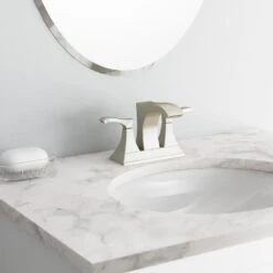 Venturi 4 In. Centerset 2-Handle Bathroom Faucet In Spot Defense Brushed Nickel -Master Locks Shop ae389d28acec27415b5608fab6e8a0f5 1800x1800