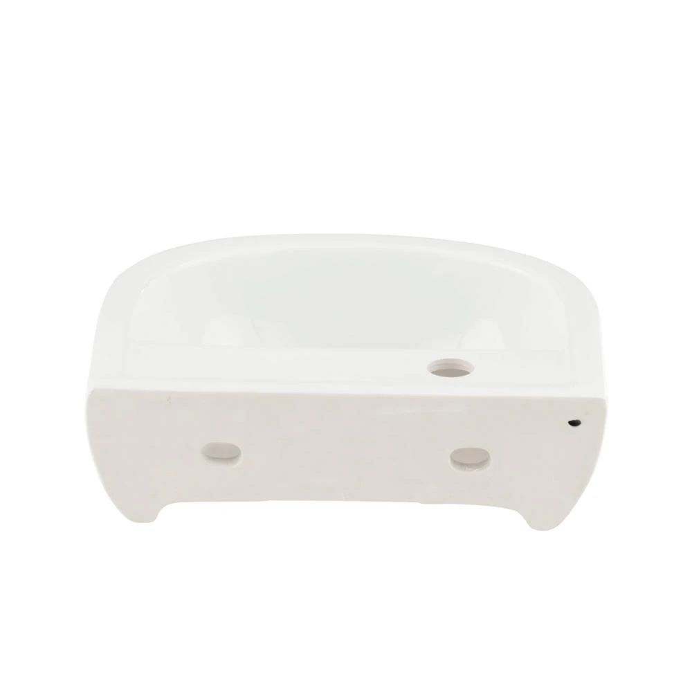 Barclay Products Compact 15 In. Wall-Mounted Bathroom Sink In White 5 Barclay Products Compact 15 In. Wall-Mounted Bathroom Sink In White - Image 3