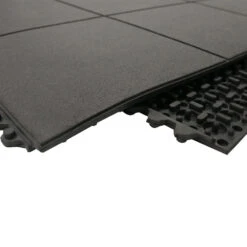 Rubber-Cal "Revolution" Interlocking Rubber Floor - 5/8 In X 36 In X 36 In - Rubber Tiles - 2 Pack - Black -Master Locks Shop afe28d5d 1e2a 4acf 9c4c faeebf52d3f1 1.99d83c6fef7f0f4de2f24fb70e704dad 1800x1800