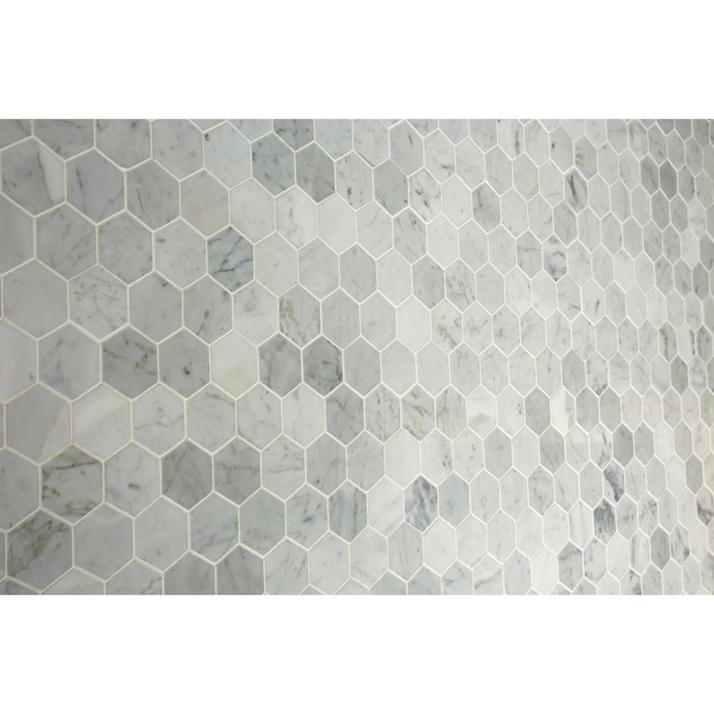Daltile Restore Mist Honed 12 In. X 12 In. X 8mm Marble Mosaic Floor And Wall Tile (0.97 Sq. Ft./ Piece) 6 Daltile Restore Mist Honed 12 In. X 12 In. X 8mm Marble Mosaic Floor And Wall Tile (0.97 Sq. Ft./ Piece) - Image 4