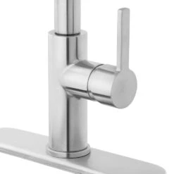 Statham Single-Handle Coil Spring Neck Kitchen Faucet With TurboSpray And FastMount In Stainless Steel 14 Statham Single-Handle Coil Spring Neck Kitchen Faucet With TurboSpray And FastMount In Stainless Steel -Master Locks Shop b6d67e64342049a19533e63252a6bf68 1800x1800