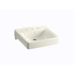 KOHLER Soho Wall-Mount Vitreous China Bathroom Sink In White With Overflow Drain 11 KOHLER Soho Wall-Mount Vitreous China Bathroom Sink In White With Overflow Drain -Master Locks Shop b7e50efbaa5738efaac98d0220363dd9 1800x1800