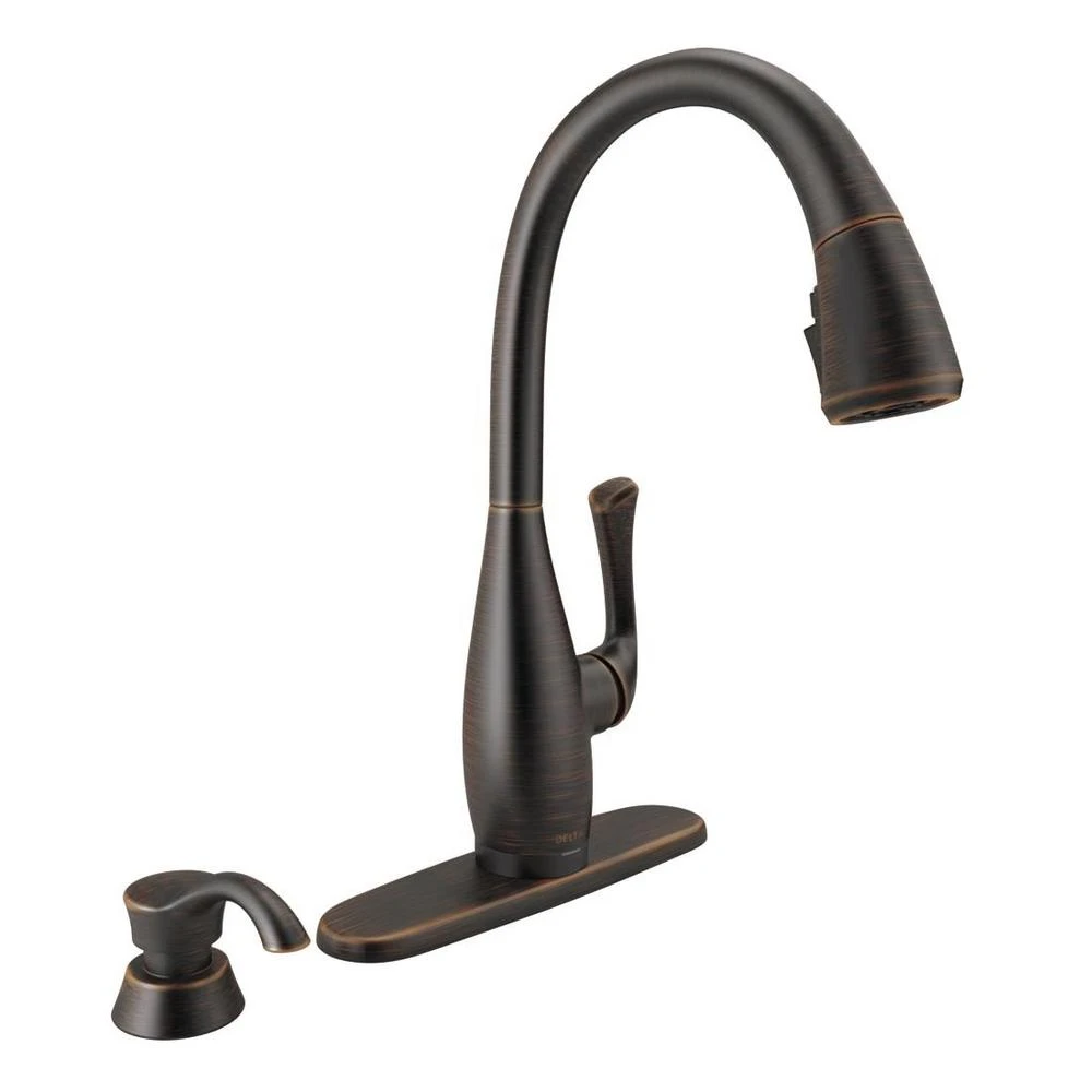 Dominic Single-Handle Pull-Down Sprayer Kitchen Faucet With Touch2O & ShieldSpray Technology In SpotShield Stainless 16 Dominic Single-Handle Pull-Down Sprayer Kitchen Faucet With Touch2O & ShieldSpray Technology In SpotShield Stainless - Image 14