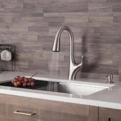 Merlin Single-Handle Pull-Down Sprayer Kitchen Faucet With Dual Function Sprayhead In Spot Free Stainless Steel -Master Locks Shop bcaa38c9eddf98c729cb07a4d5651c5a 1800x1800