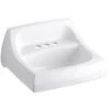 KOHLER Kingston Wall-Mount Vitreous China Bathroom Sink In White With Overflow Drain 2 KOHLER Kingston Wall-Mount Vitreous China Bathroom Sink In White With Overflow Drain -Master Locks Shop bcbda188abcffd3b06385ca2d9544fee 1800x1800