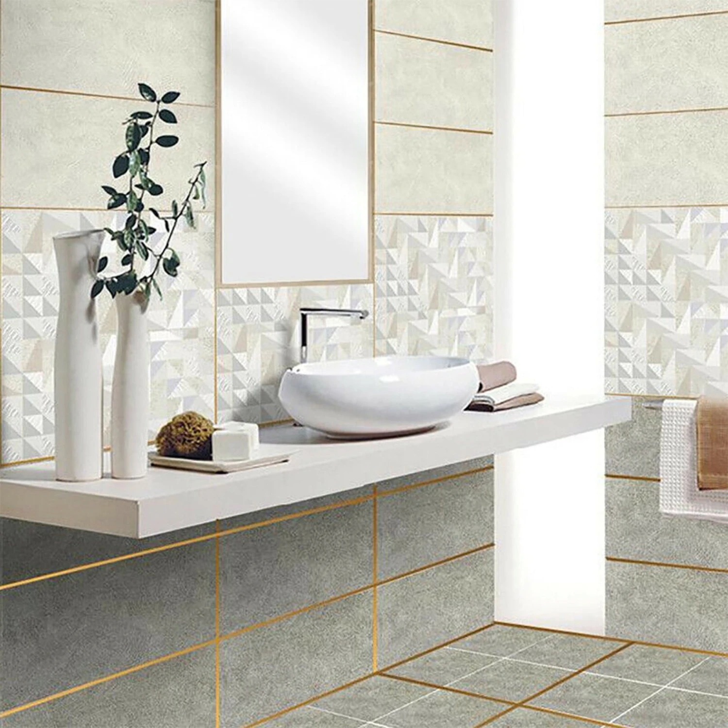 50M Self-adhesive Ceramic Tile Mildewproof Gap Floor Tile Tape Wall Sticker 6 50M Self-adhesive Ceramic Tile Mildewproof Gap Floor Tile Tape Wall Sticker - Image 4