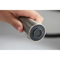 Simplice Single-Handle Pull-Down Sprayer Kitchen Faucet With DockNetik And Sweep Spray In Vibrant Stainless -Master Locks Shop c02369be8cd5b530616e006eb6a5c94c 1800x1800