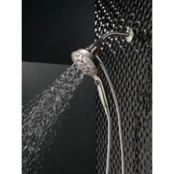 SureDock 7-Spray 5 In. Single Wall Mount Handheld H2Okinetic Shower Head In SpotShield Brushed Nickel 21 SureDock 7-Spray 5 In. Single Wall Mount Handheld H2Okinetic Shower Head In SpotShield Brushed Nickel -Master Locks Shop c0416621f6f048e92f5a2369a87775c4 1800x1800
