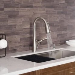 Merlin Single-Handle Pull-Down Sprayer Kitchen Faucet With Dual Function Sprayhead In Spot Free Stainless Steel -Master Locks Shop c06f64a5b6ef6e089e73b7db5e27d2ec 1800x1800