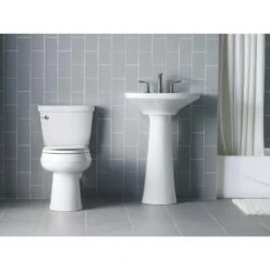 KOHLER Cimarron 8 In. Widespread Vitreous China Pedestal Combo Bathroom Sink In White With Overflow Drain -Master Locks Shop c1771916200731219b0f805d8e12c8bd 1800x1800
