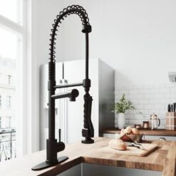 Zurich Single-Handle Pull-Down Sprayer Kitchen Faucet With Deck Plate In Matte Black 19 Zurich Single-Handle Pull-Down Sprayer Kitchen Faucet With Deck Plate In Matte Black -Master Locks Shop c2e1f75f7e5fbaa5a5757c6343d07266 1800x1800