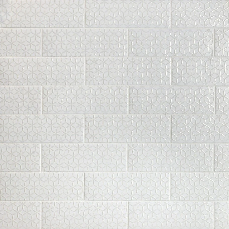 Bond Tile Wembley Snowflake 3 In. X 9 In. Matte Ceramic Subway Wall Tile (30 Pieces 5.16 Sq. Ft. / Box) 3 Bond Tile Wembley Snowflake 3 In. X 9 In. Matte Ceramic Subway Wall Tile (30 Pieces 5.16 Sq. Ft. / Box)