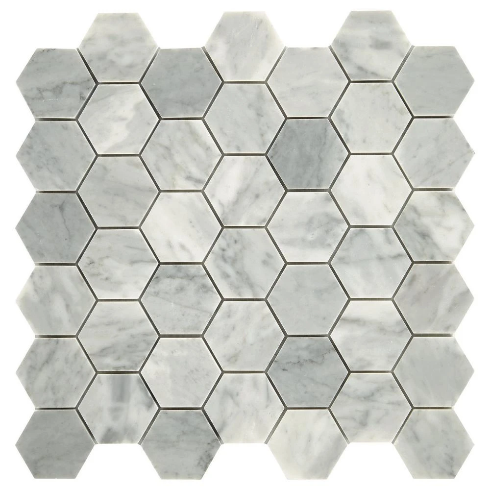 Daltile Restore Mist Honed 12 In. X 12 In. X 8mm Marble Mosaic Floor And Wall Tile (0.97 Sq. Ft./ Piece) 3 Daltile Restore Mist Honed 12 In. X 12 In. X 8mm Marble Mosaic Floor And Wall Tile (0.97 Sq. Ft./ Piece)