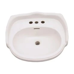 Pegasus Victoria 26 In. Pedestal Combo Bathroom Sink For 4 In. Centerset In White -Master Locks Shop c41ca74e2865a07061427fd2f9ddc385 1800x1800