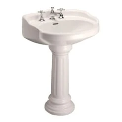 Pegasus Victoria 26 In. Pedestal Combo Bathroom Sink For 4 In. Centerset In White -Master Locks Shop c435f458ca9193b6d5adcfe564a0e9cb 1800x1800