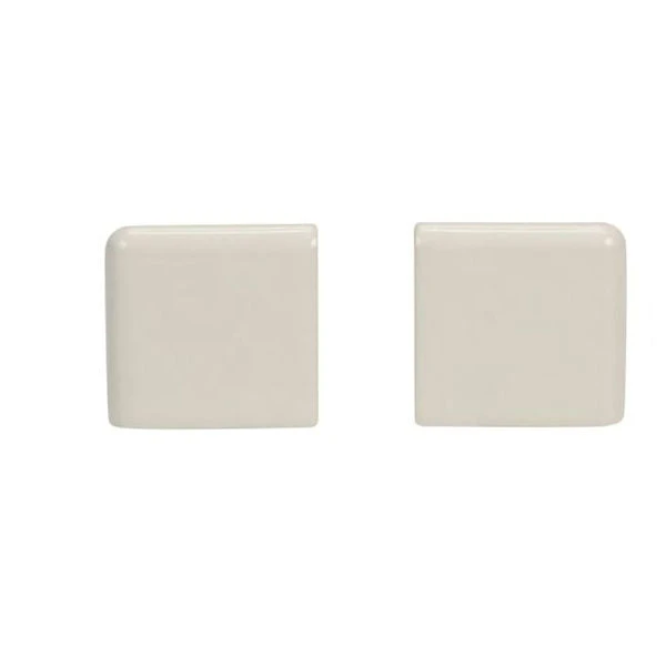 American Olean Starting Line Biscuit Gloss Ceramic Bullnose Tile, 2-in X 2-in. 3 American Olean Starting Line Biscuit Gloss Ceramic Bullnose Tile, 2-in X 2-in.