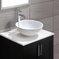 KRAUS Soft Round Ceramic Vessel Bathroom Sink In White -Master Locks Shop c5b8c8daf8d3d8f3b6f3d455533950bb 1800x1800