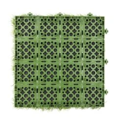 Ottomanson Ottomanson Evergreen Artificial Turf Interlocking Grass Tiles, 12" X 12" 6 Pack, Green -Master Locks Shop c60dcb6a1090c323a5ed3e422c1cd3e1 1800x1800