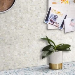 Bond Tile Easy Luxe Mother Of Pearl Square 11.81 In. X 11.81 In. Peel And Stick Tile (0.96 Sq. Ft. / Sheet) -Master Locks Shop c64ad1a8 fbdb 4609 baf9 915378c68204.33fe15144e2fcbc4963167ace75ad064 1800x1800