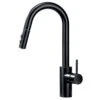 Single-Handle Pull-Down Sprayer Kitchen Faucet With 2-Function Sprayhead In Matte Black -Master Locks Shop c8db705e821e72ae888b2b07639f0544 1800x1800
