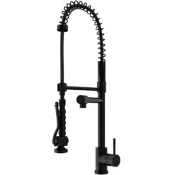 Zurich Single-Handle Pull-Down Sprayer Kitchen Faucet In Matte Black -Master Locks Shop c8f8d28b7fce387245eaace001f45480 1800x1800