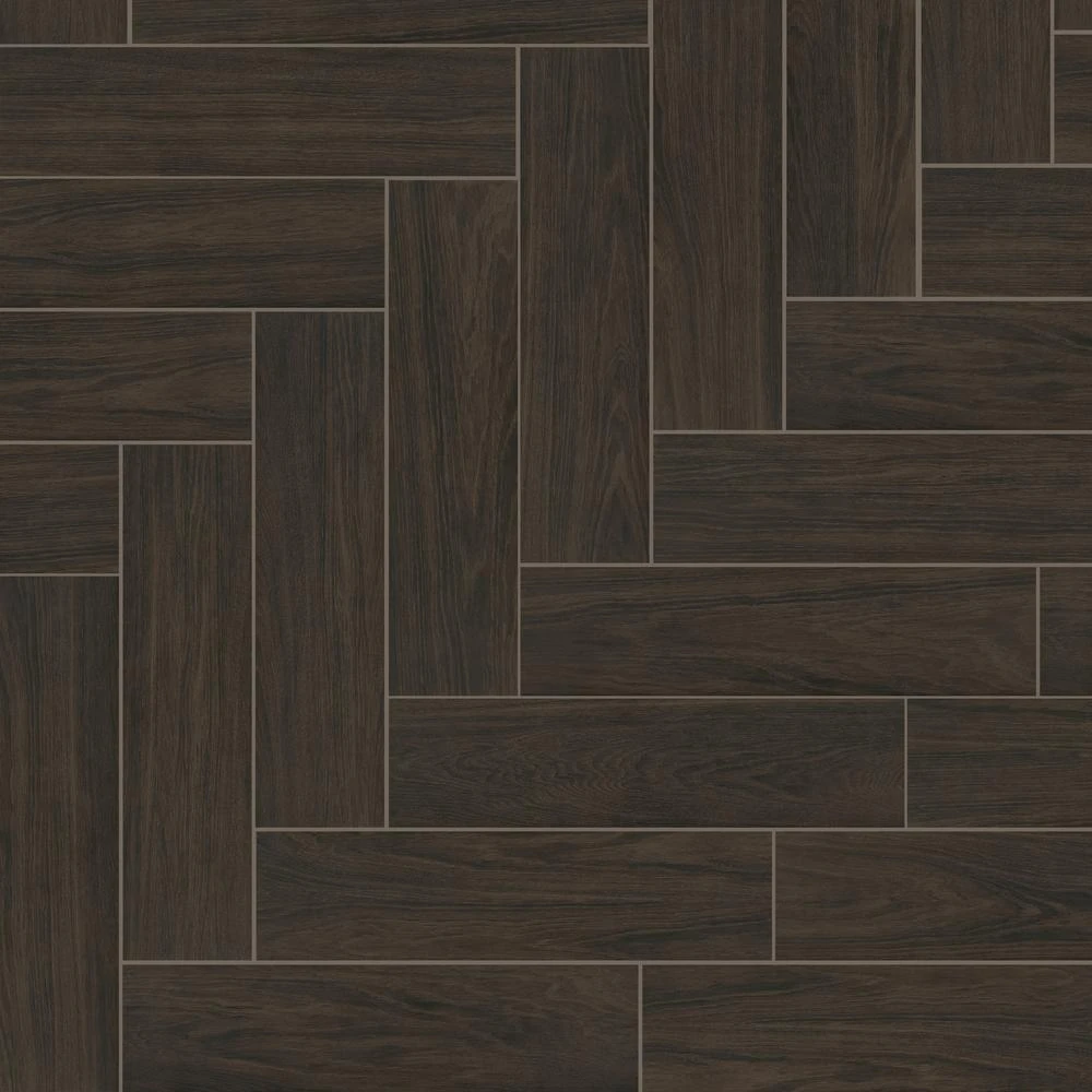 Florida Tile Home Collection Burlington Walnut 6 In. X 24 In. Porcelain Floor And Wall Tile (448 Sq. Ft./ Pallet) 7 Florida Tile Home Collection Burlington Walnut 6 In. X 24 In. Porcelain Floor And Wall Tile (448 Sq. Ft./ Pallet) - Image 5