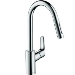 Focus Single-Handle Pull-Down Sprayer Kitchen Faucet In Steel Optik -Master Locks Shop caed1b131bad46e9696bc71a3ae52f31 1800x1800